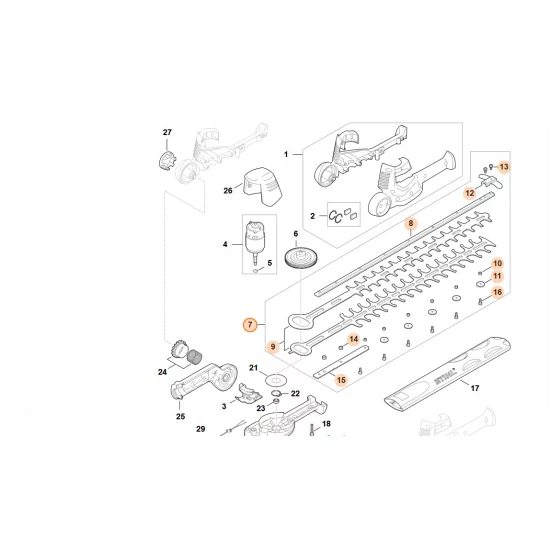 STIHL  Zestaw urządzenia tnącego 450 mm / 18